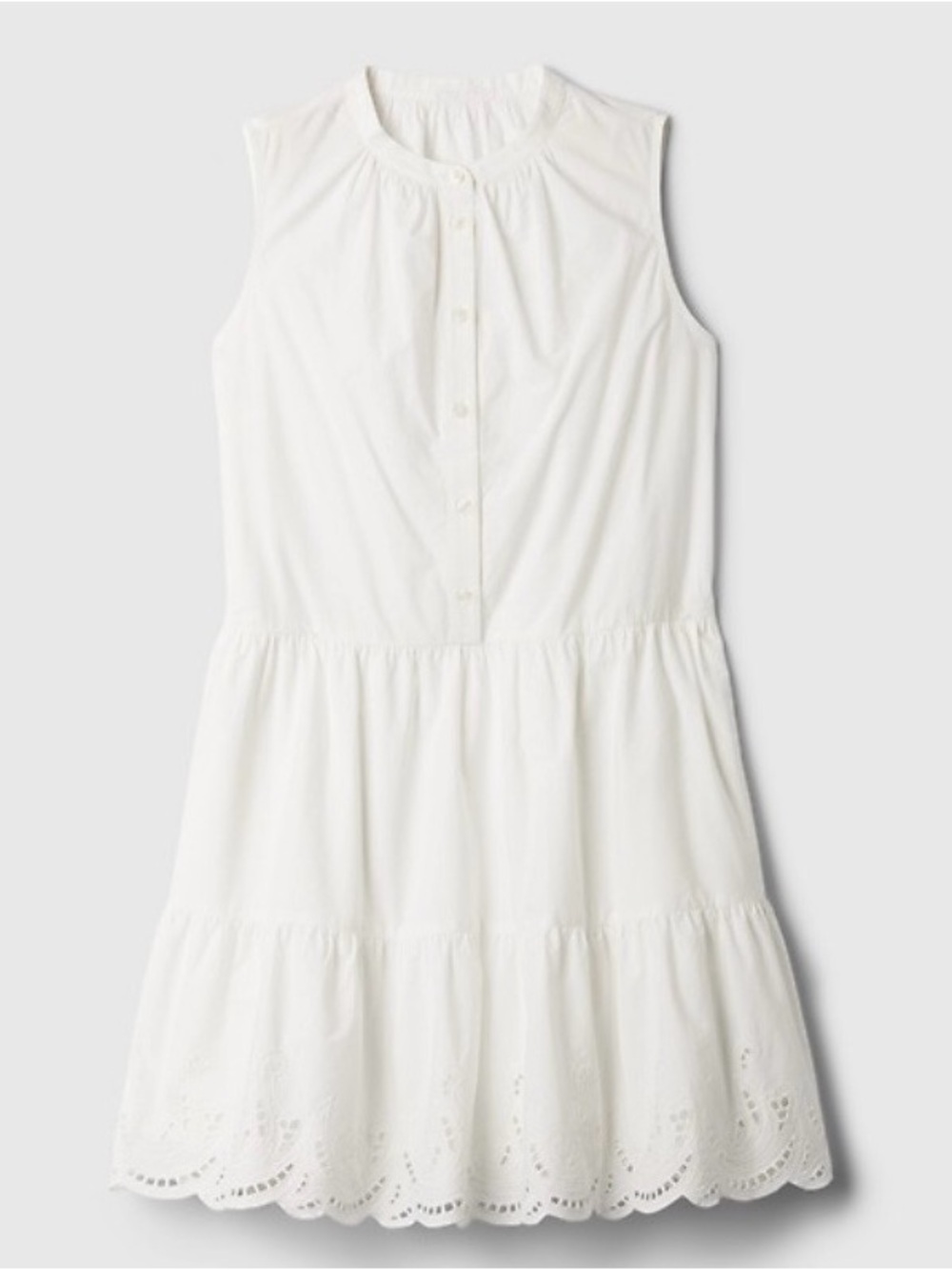 Gap Cotton Shirt Dress Size M Petite Travel Vaca Resort